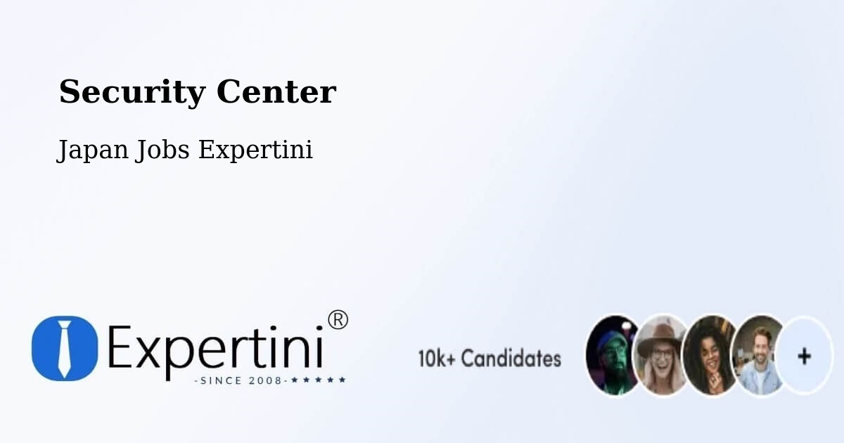 Security Center - Japan Jobs Expertini